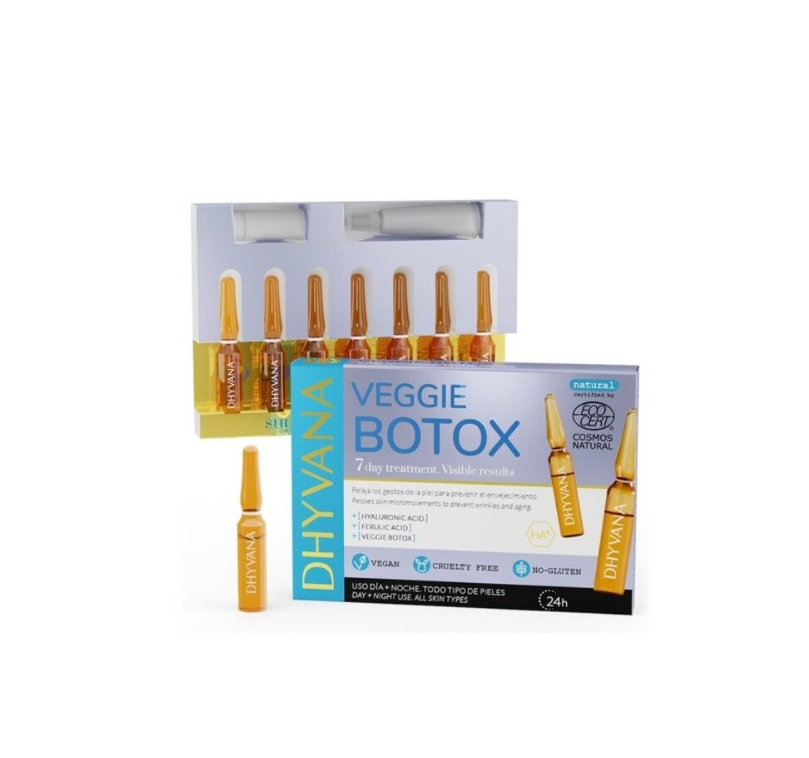 tratamiento facial. Ampolla faciales concentradas botox