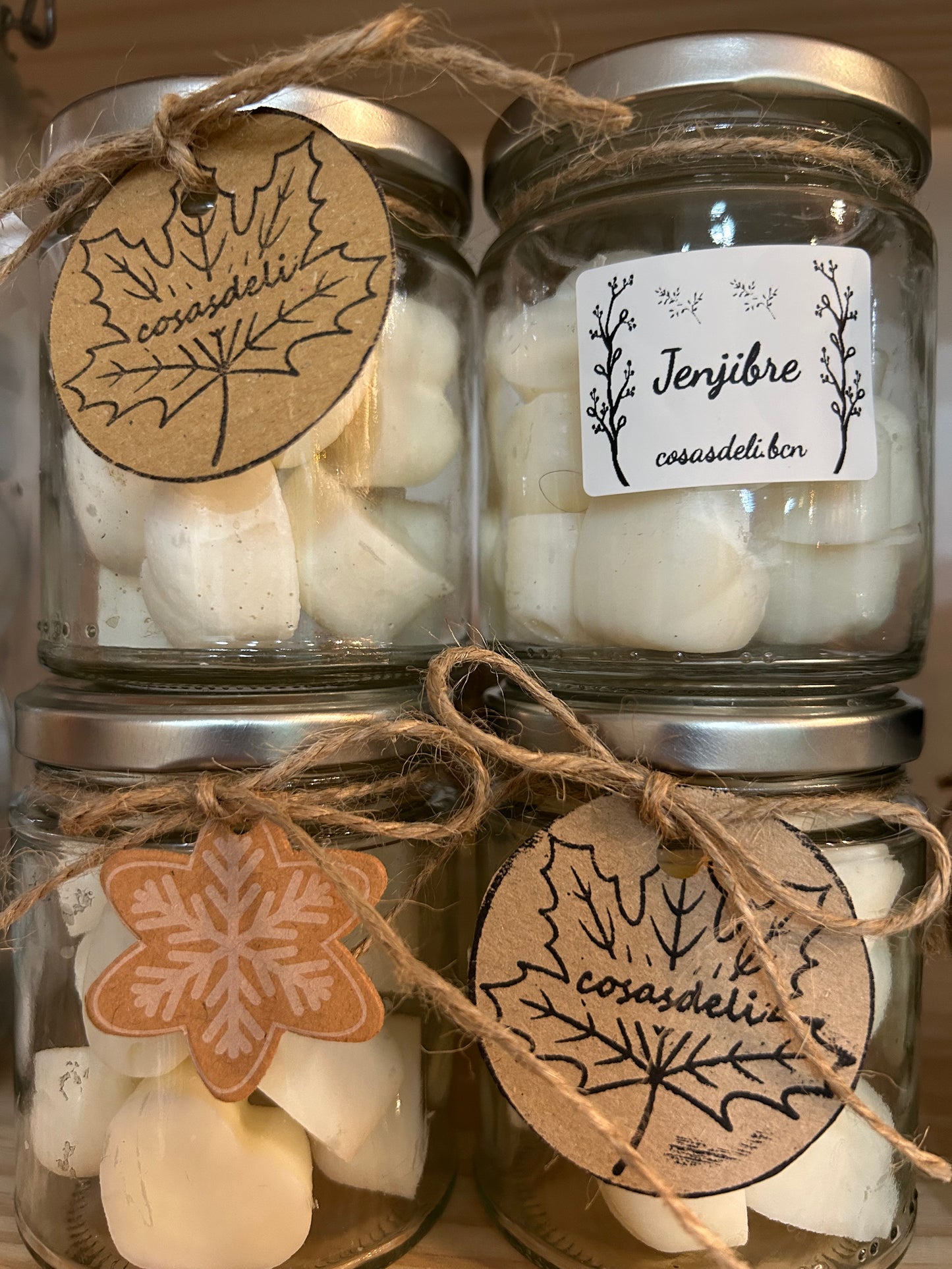 WAX MELTS aromáticos de cera de soja natural (Escoge tu aroma)