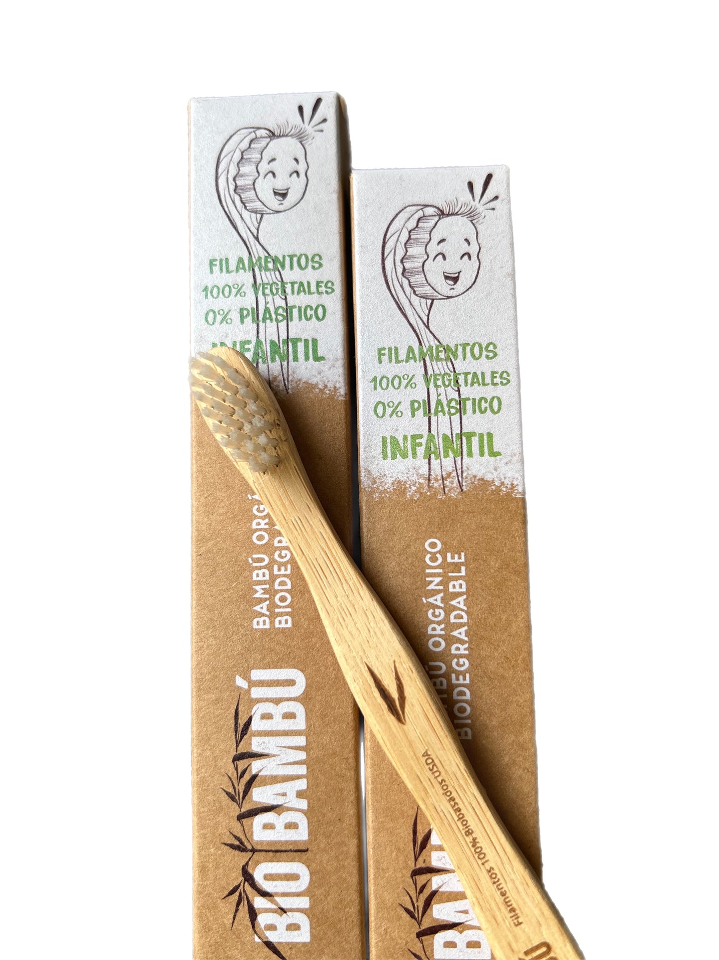 cepillo de dientes biobambu infantil. zero waste