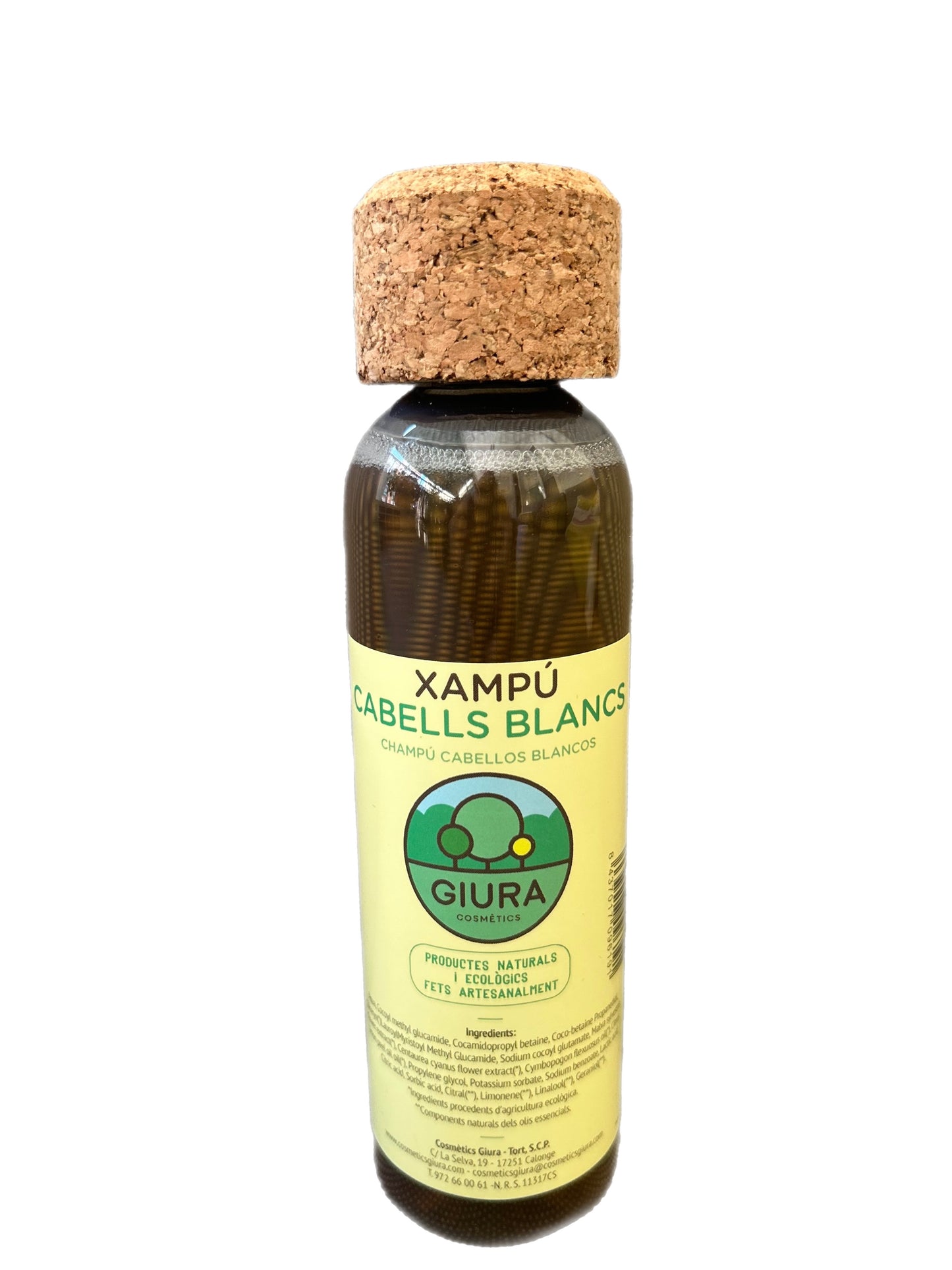 champú natural especial cabellos blancos y canosos