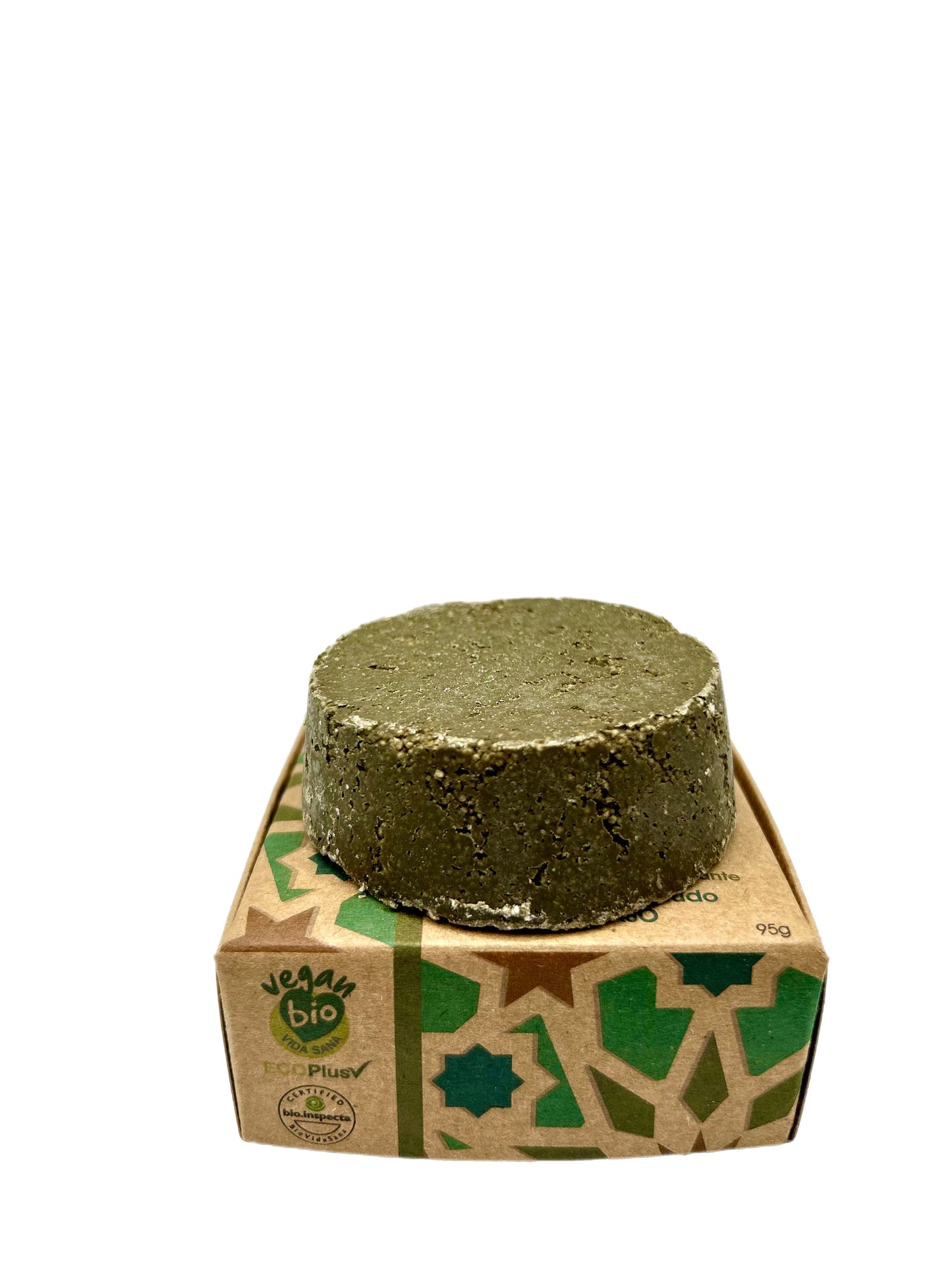 champú sólido de ortiga blanca y arcilla para cabello graso, debilitado o con caspa