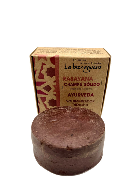 Champú sólido  sin sulfatos Rasayana ayurveda