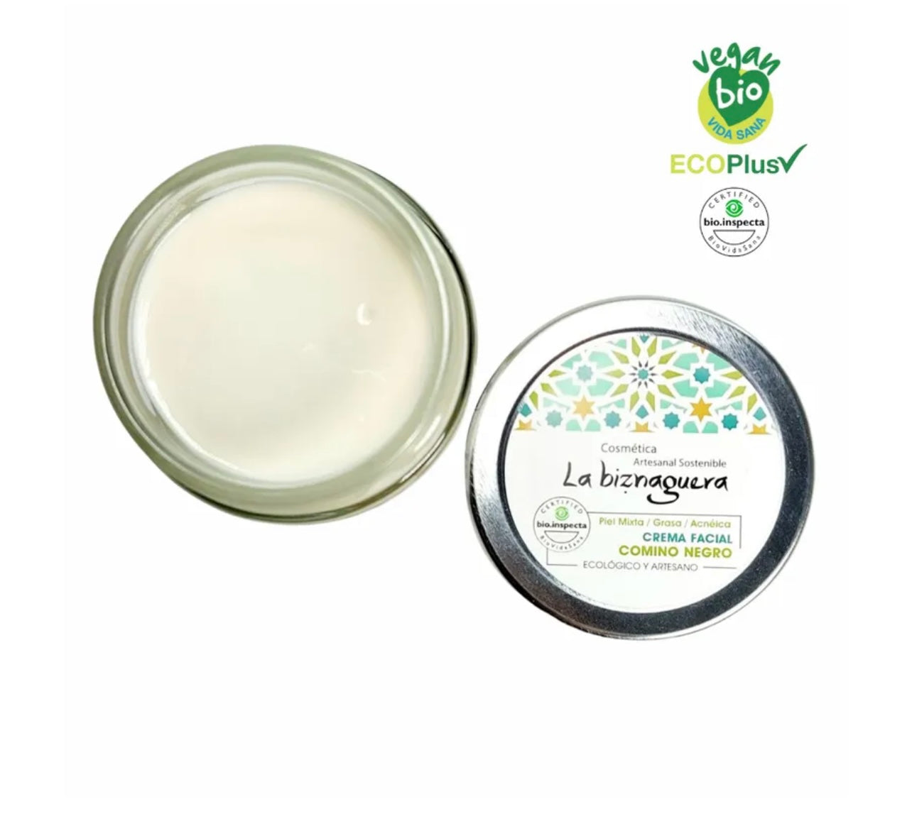 Crama facial comino para piel mixta con tendencia grasa