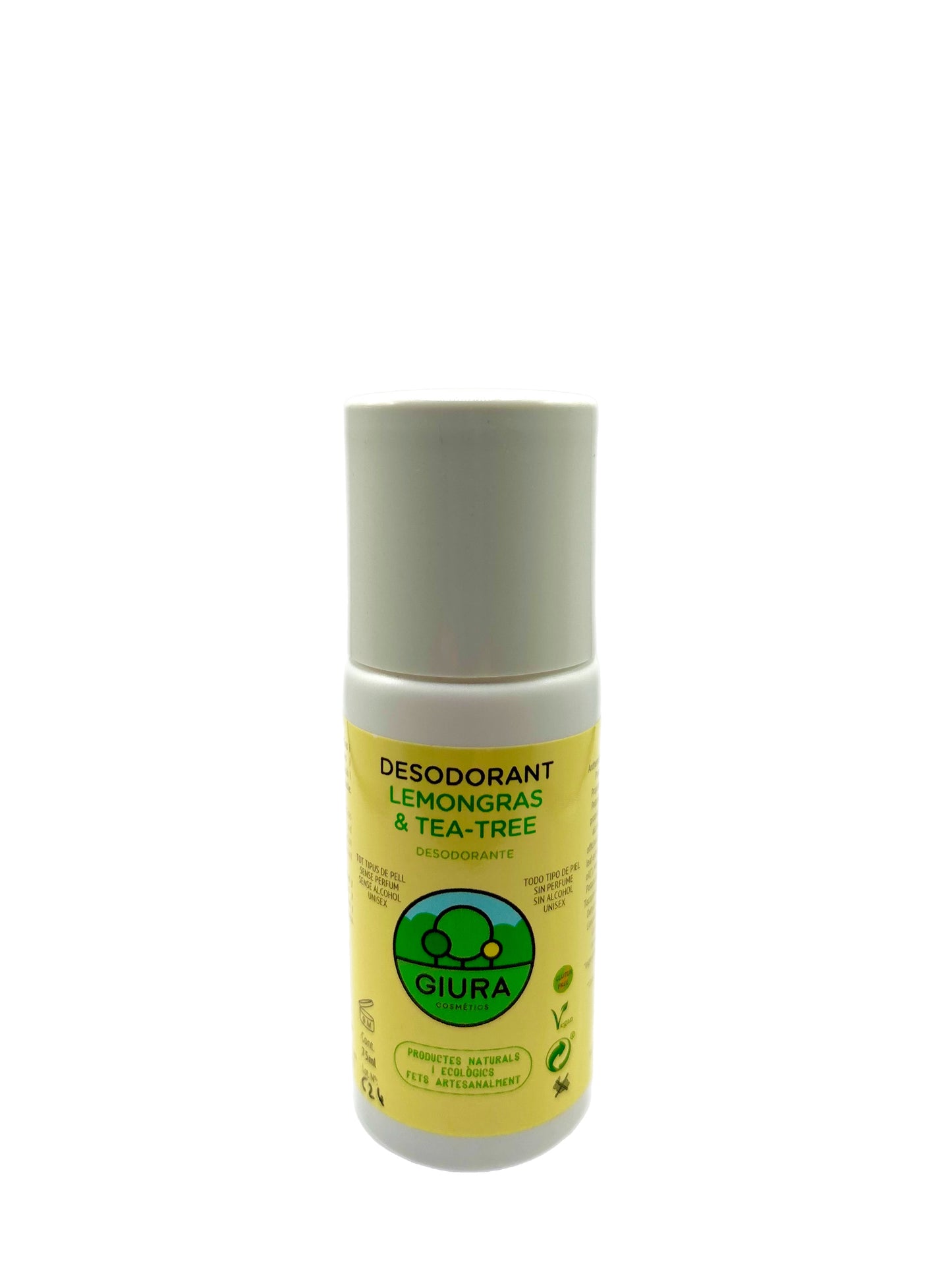 desodorante natural roll on sin sales de aluminio
