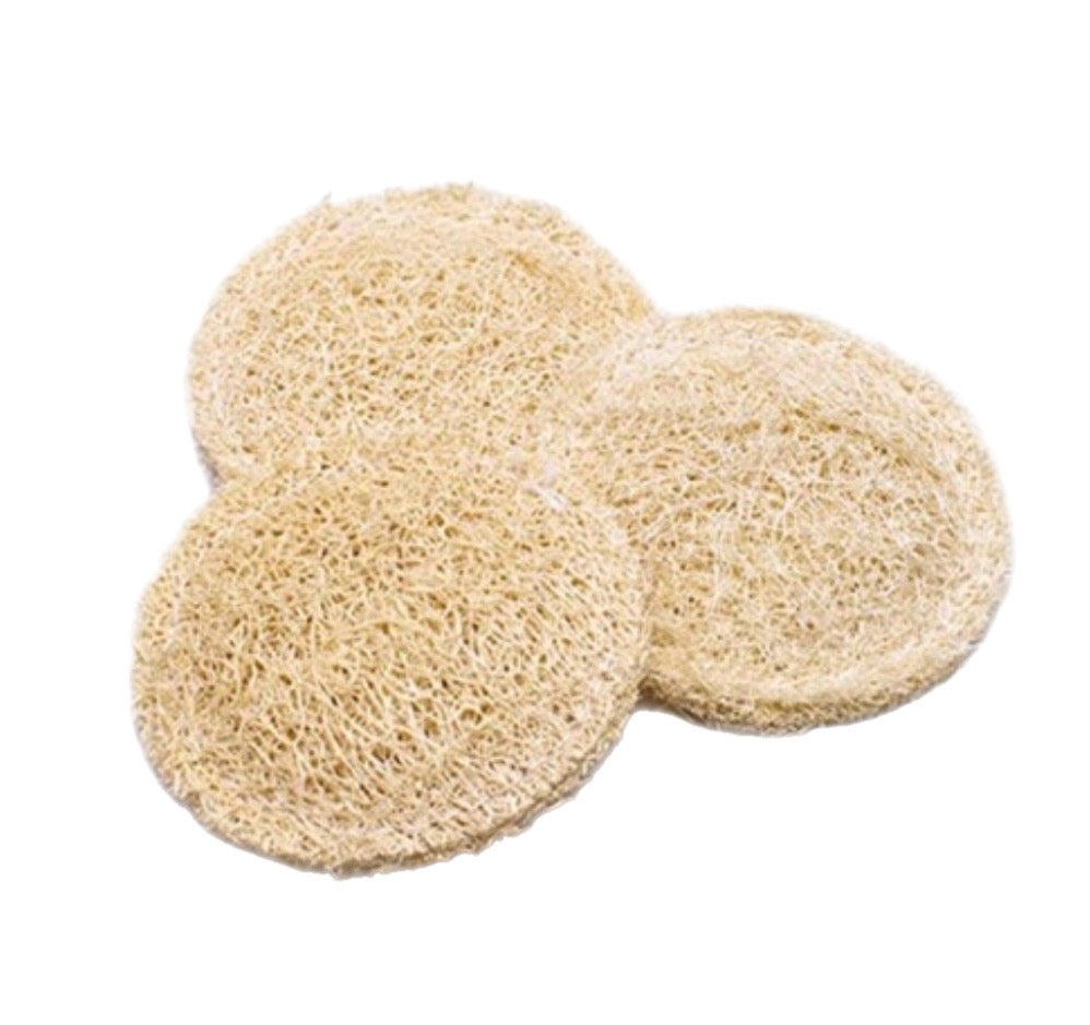 Discos exfoliante facial luffa ecológica