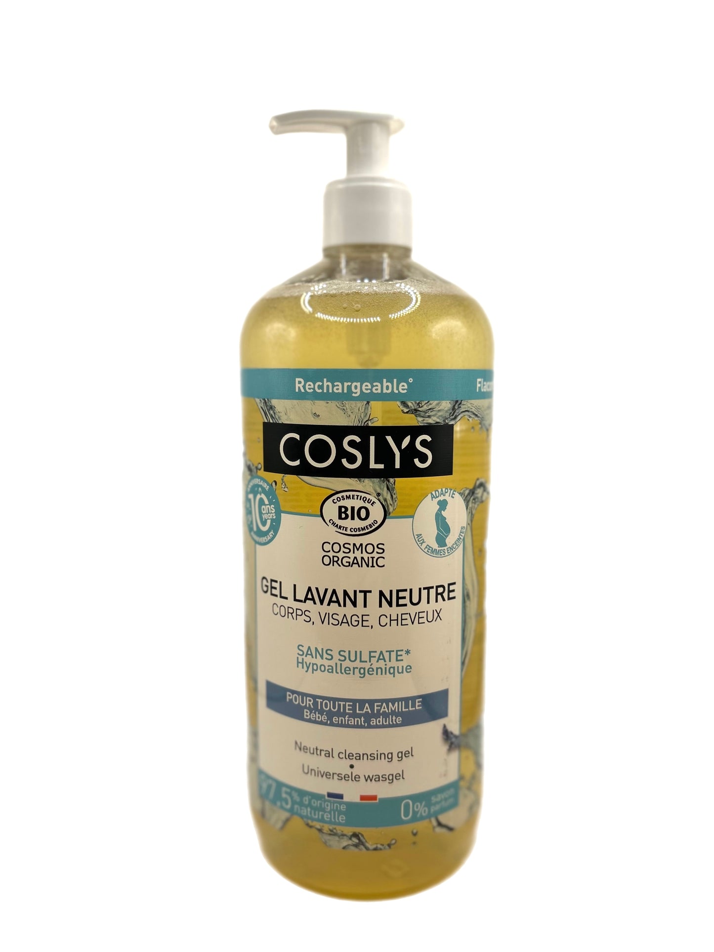 gel de ducha con ingredientes naturales Universal para toda la familia. Formato de 1L