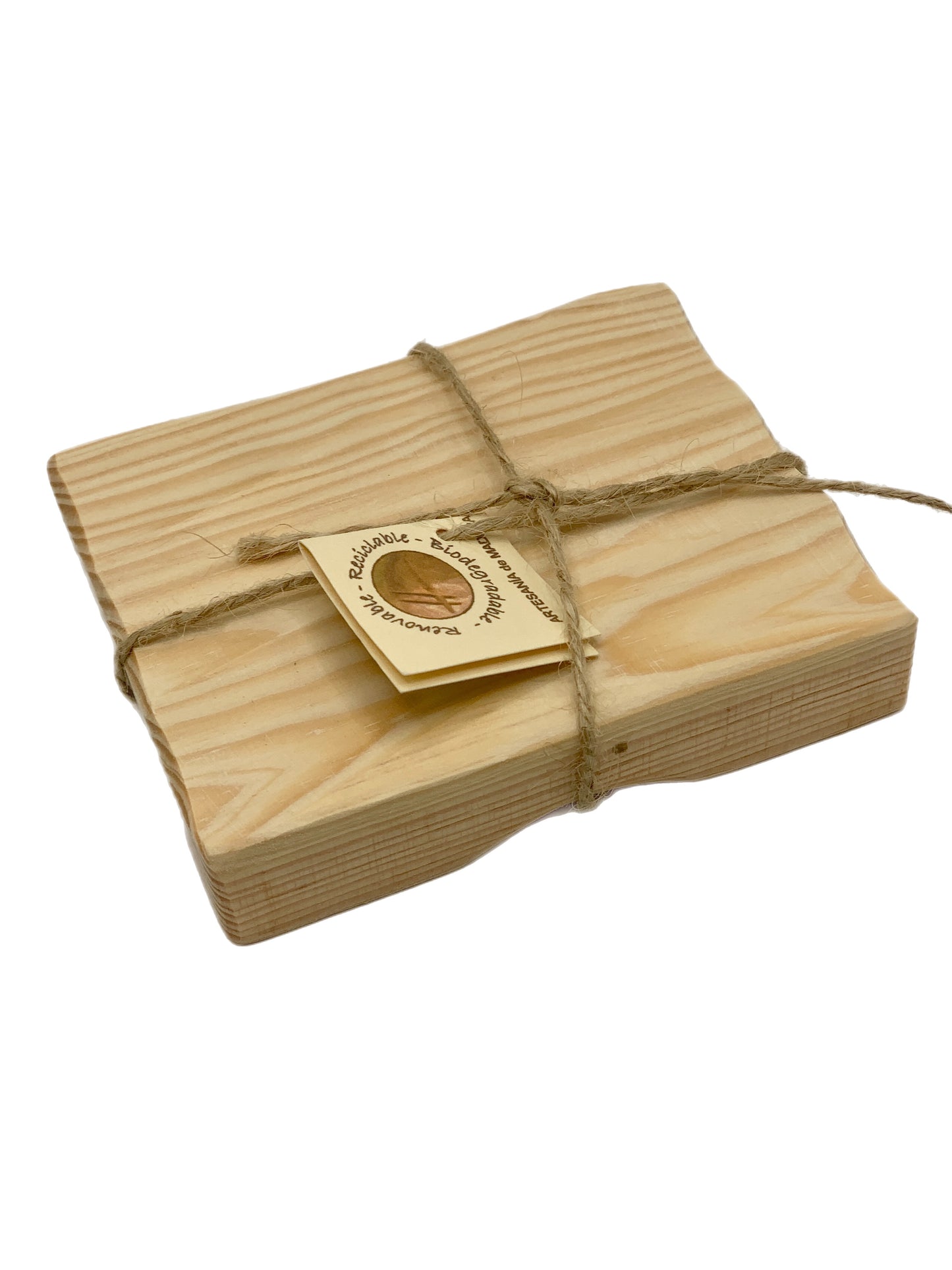 jabonera de madera artesana para jabón sólido