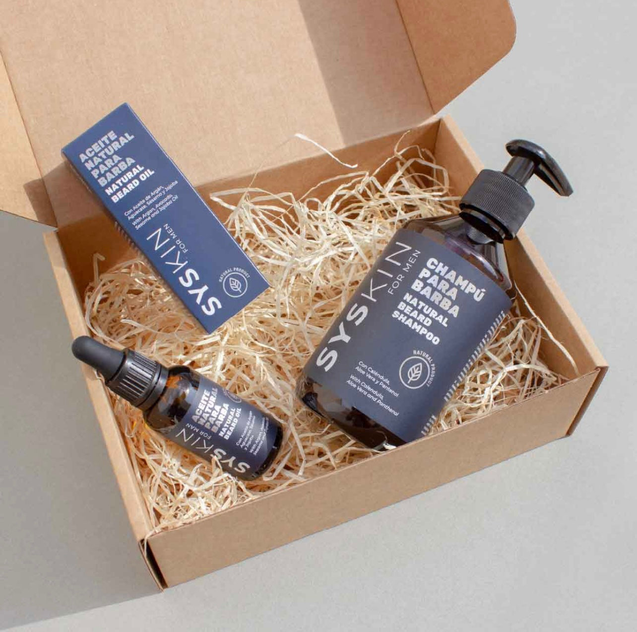 kit cuidado natural de la barba