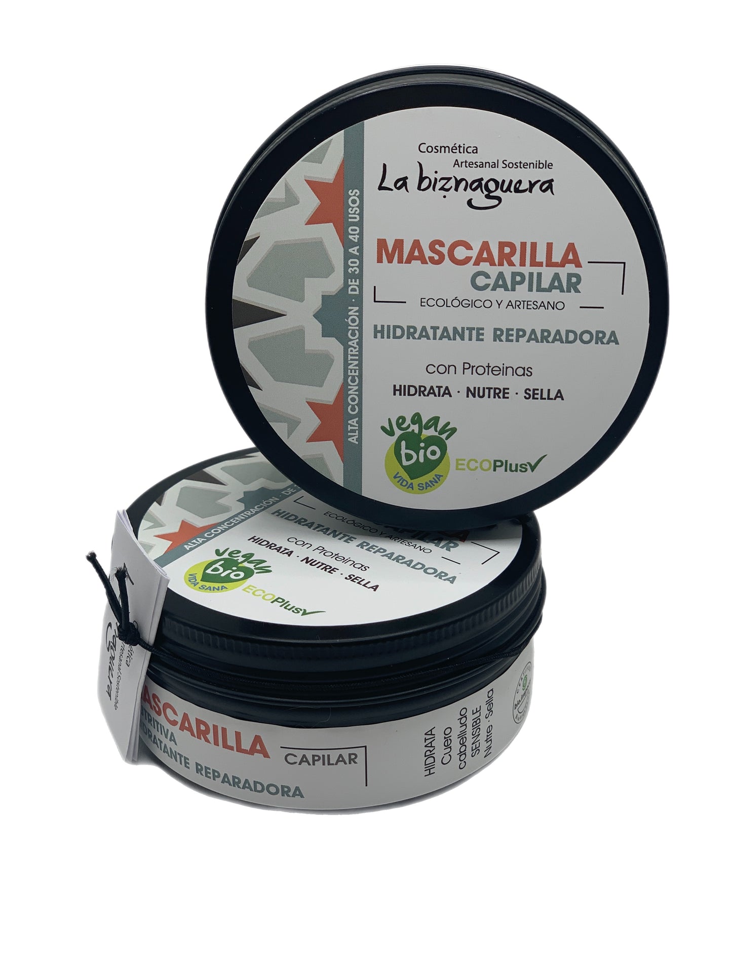 mascarilla capilar hidratante reparadora. Apta para método curly y cuero cabelludo sensible