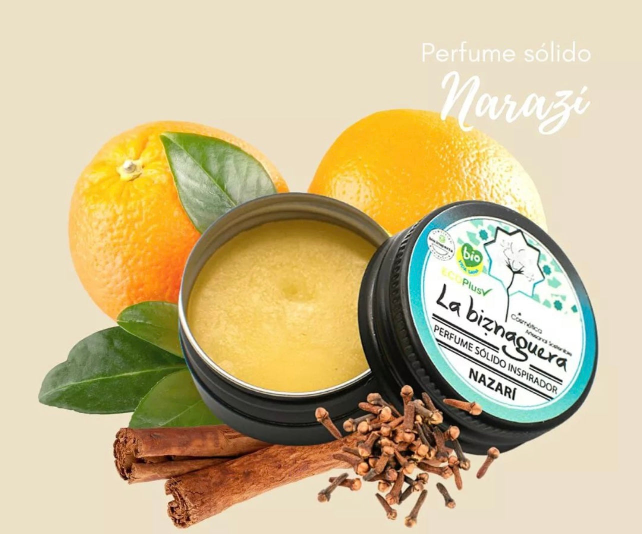 Perfume sólido inspirador