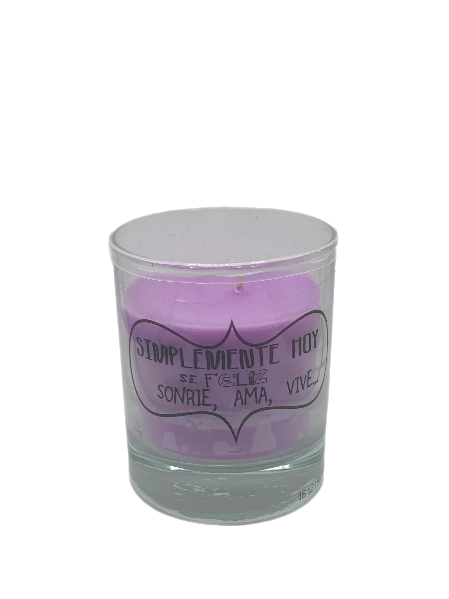 vela natural artesana lavanda
