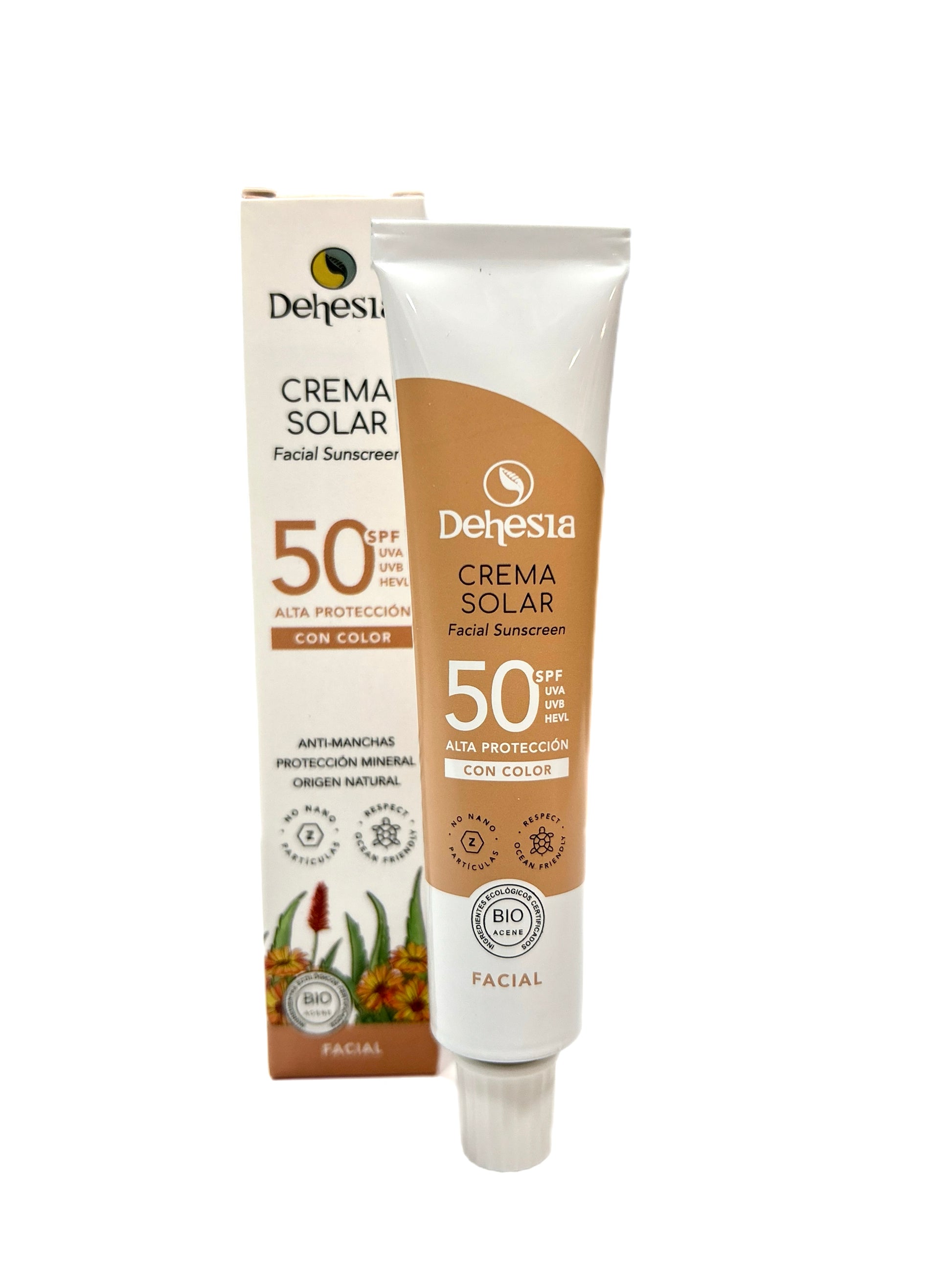 Crema solar facial bio SPF50