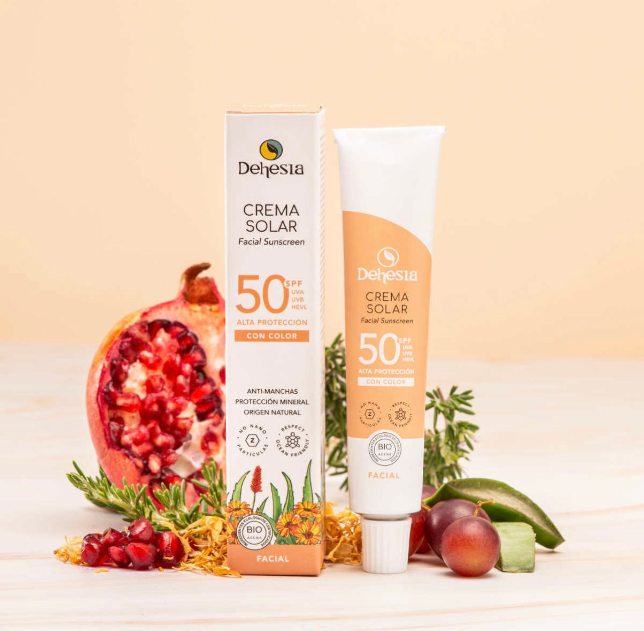 crema facial protección solar bio SPF50