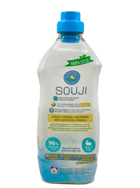 Souji, botella para hacer jabón con aceite reciclado de la cocina